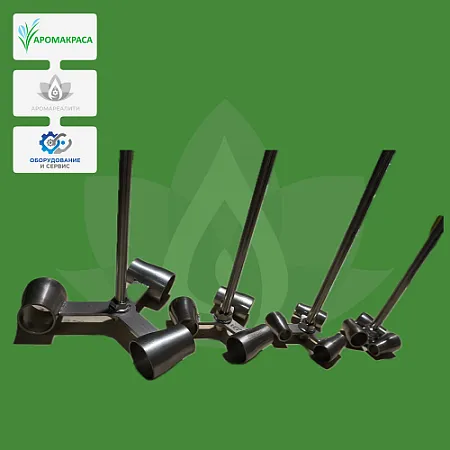 Visco jet (коническая) насадка под шток с гайками 100x8x400 Visco jet (коническая) насадка под шток с гайками 100x8x400