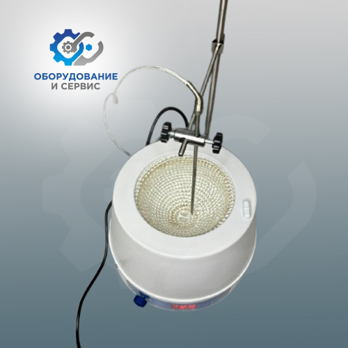 Колбонагреватель со встроенной магнитной мешалкой и термометром Колбонагреватель со встроенной магнитной мешалкой и термометром