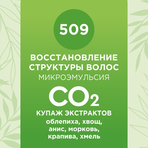 Купаж СО2 экстрактов  для восстановления структуры волос 10мл