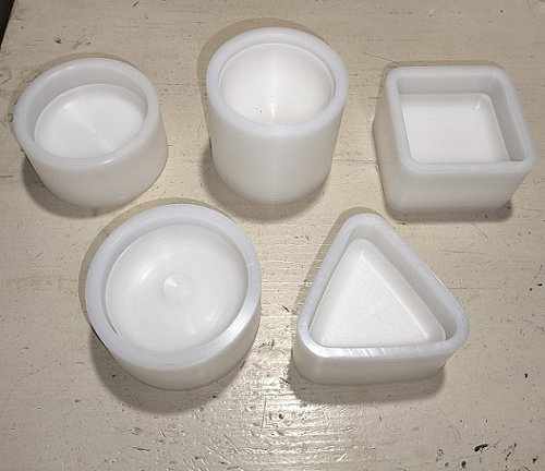 Формочка для сухого шампуня, бомбочек или мыла «треугольник»